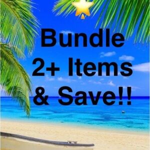 Bundle 2+ items & save 15%!!